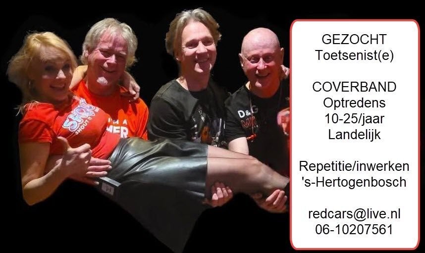 Toetsenist gezocht voor coverband
