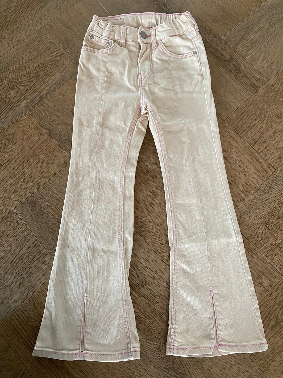 Hema flared fit jeans maat 116, Ophalen of Verzenden, Gebruikt, Meisje, Broek