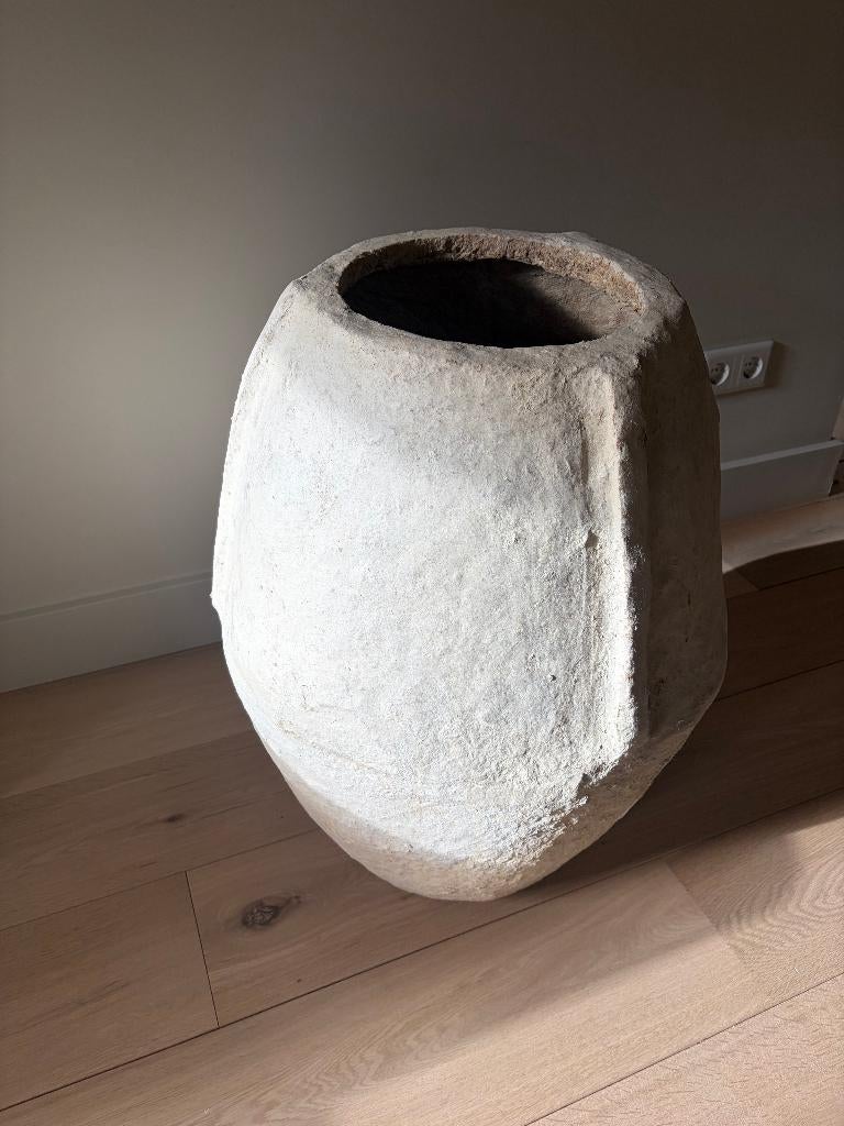 Grote vaas ( papier marche), Huis en Inrichting, Woonaccessoires | Vazen, Ophalen, Overige materialen, Overige kleuren, Zo goed als nieuw