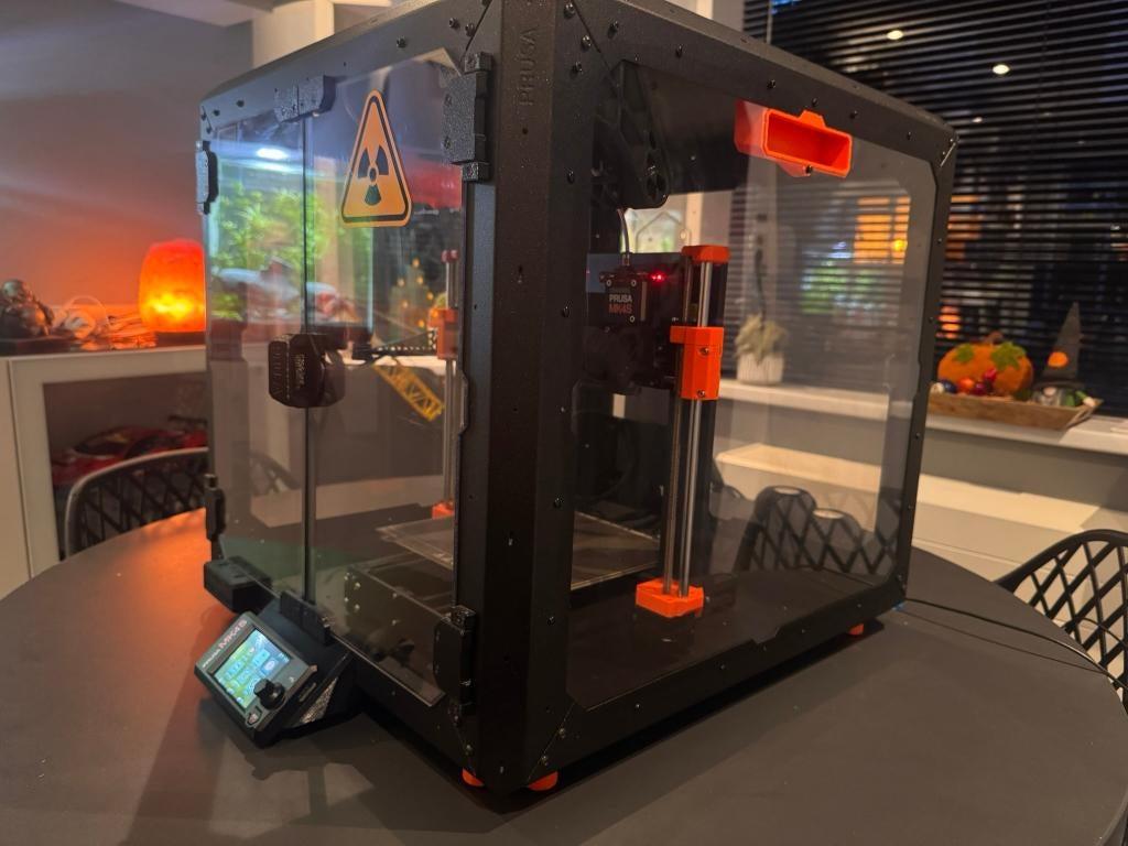 Prusa MK4S 3D Printer + Original Enclosure incl.Verlichting, Computers en Software, 3D Printers, Ingebouwde Wi-Fi, Zo goed als nieuw