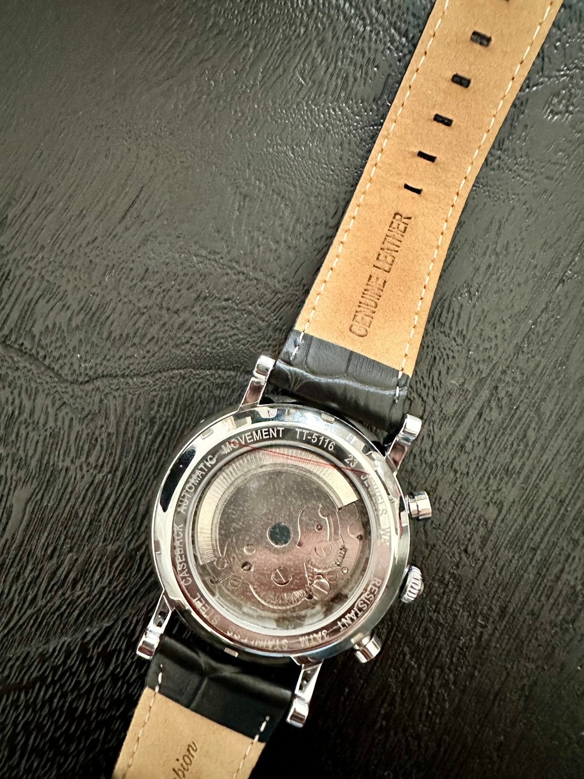 Thomas Tompion premium horloge automatisch, Ophalen of Verzenden, Staal, Overige merken, 1960 of later