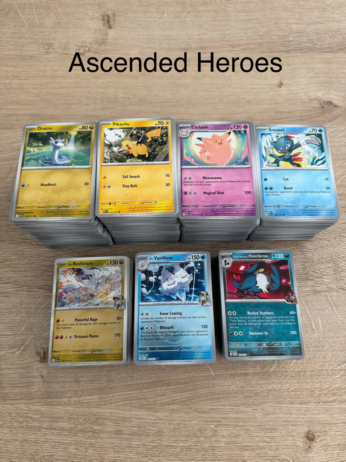 Pokemon Ascended Heroes kaarten, Ophalen of Verzenden, Zo goed als nieuw, Meerdere kaarten