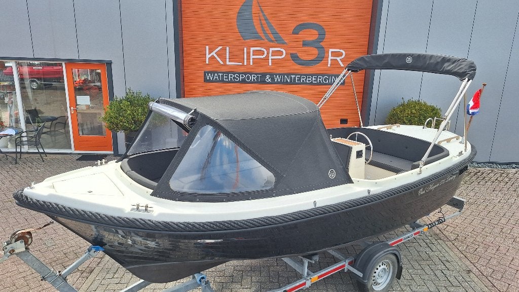 Oud Huijzer 575 Luxury | Honda 15PK 4T | 1e eig | BJ. 2019, Watersport en Boten, Ophalen, Tender, Rondzit, Zo goed als nieuw