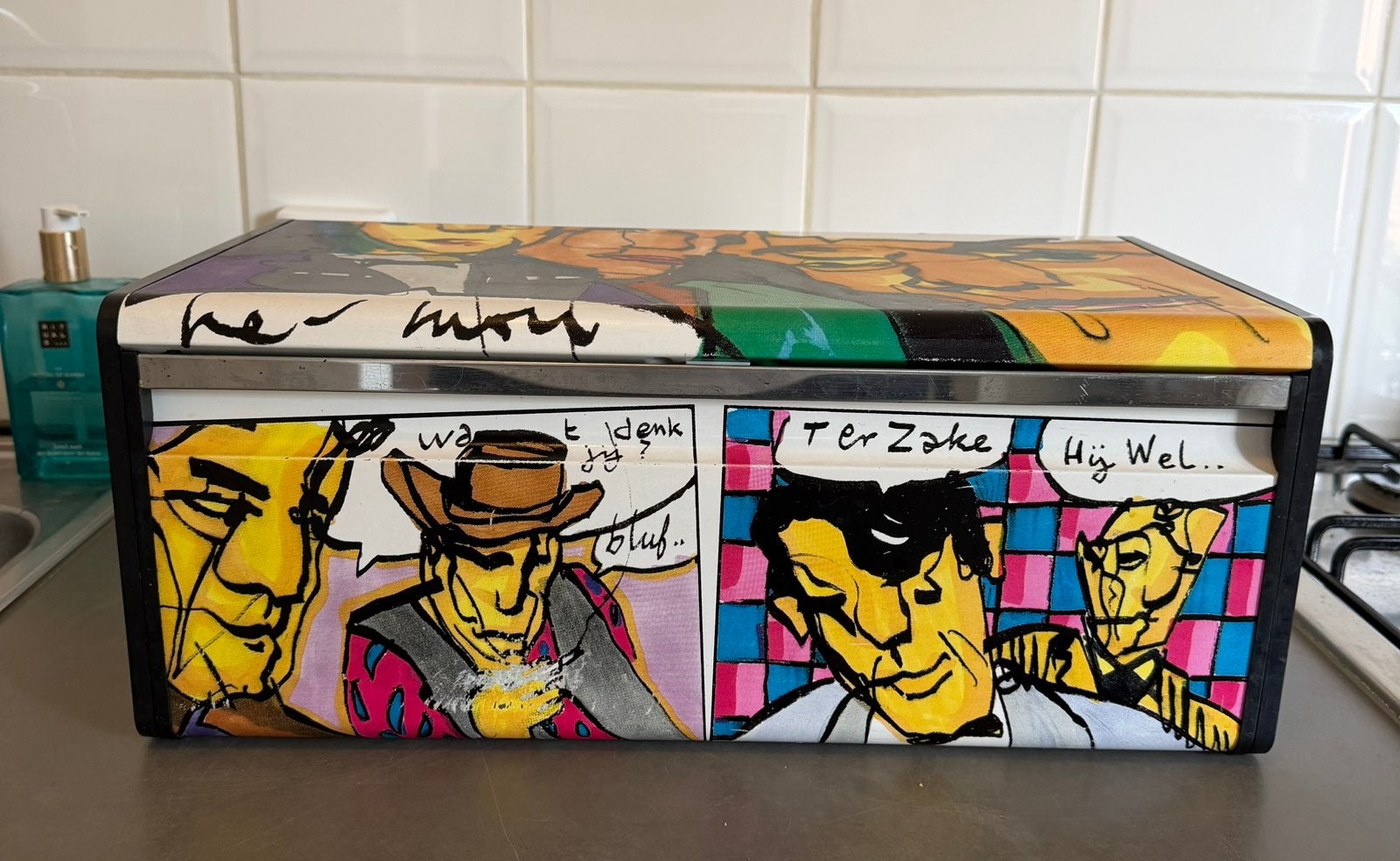 Originele Brabantia Herman Broodtrommel., Ophalen, Gebruikt, Metaal, Brabantia