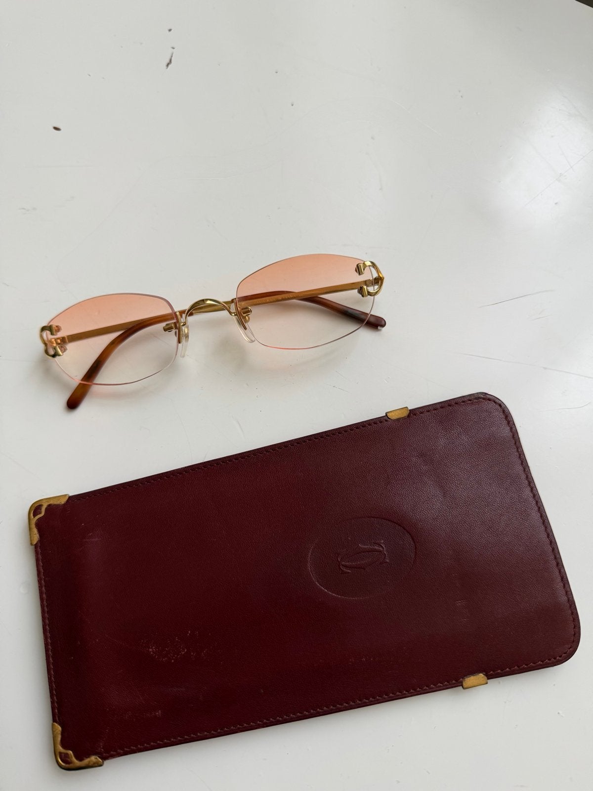 Vintage Cartier bril origineel, Ophalen of Verzenden, Zo goed als nieuw, Staal