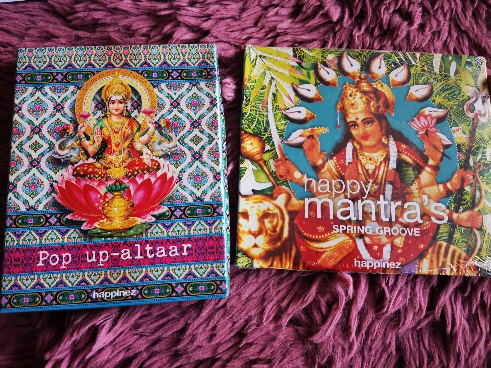 pop up altaar en mantra cd happinez, Ophalen of Verzenden, Achtergrond en Informatie