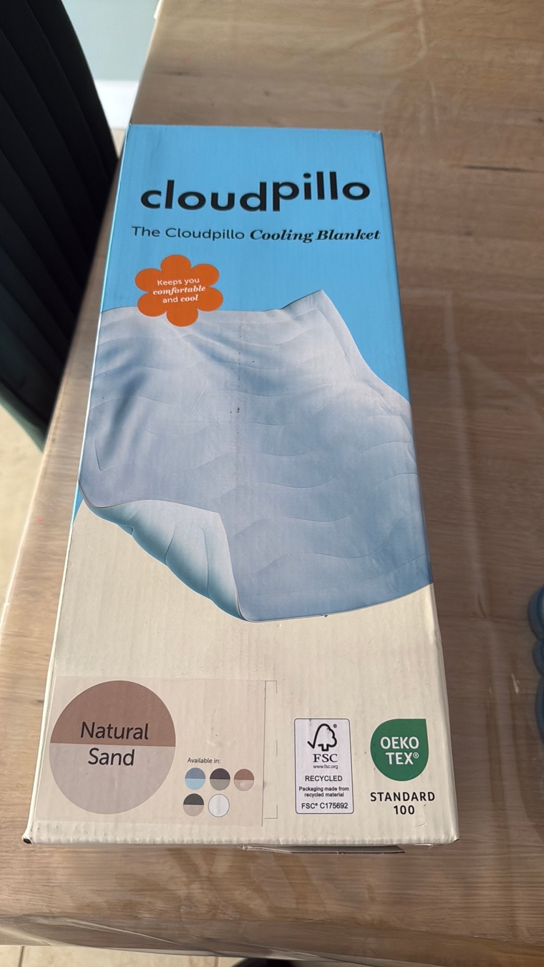 Cloudpillo cooling blanket 135x200 nieuw in doos, Ophalen of Verzenden, Nieuw, Eenpersoons