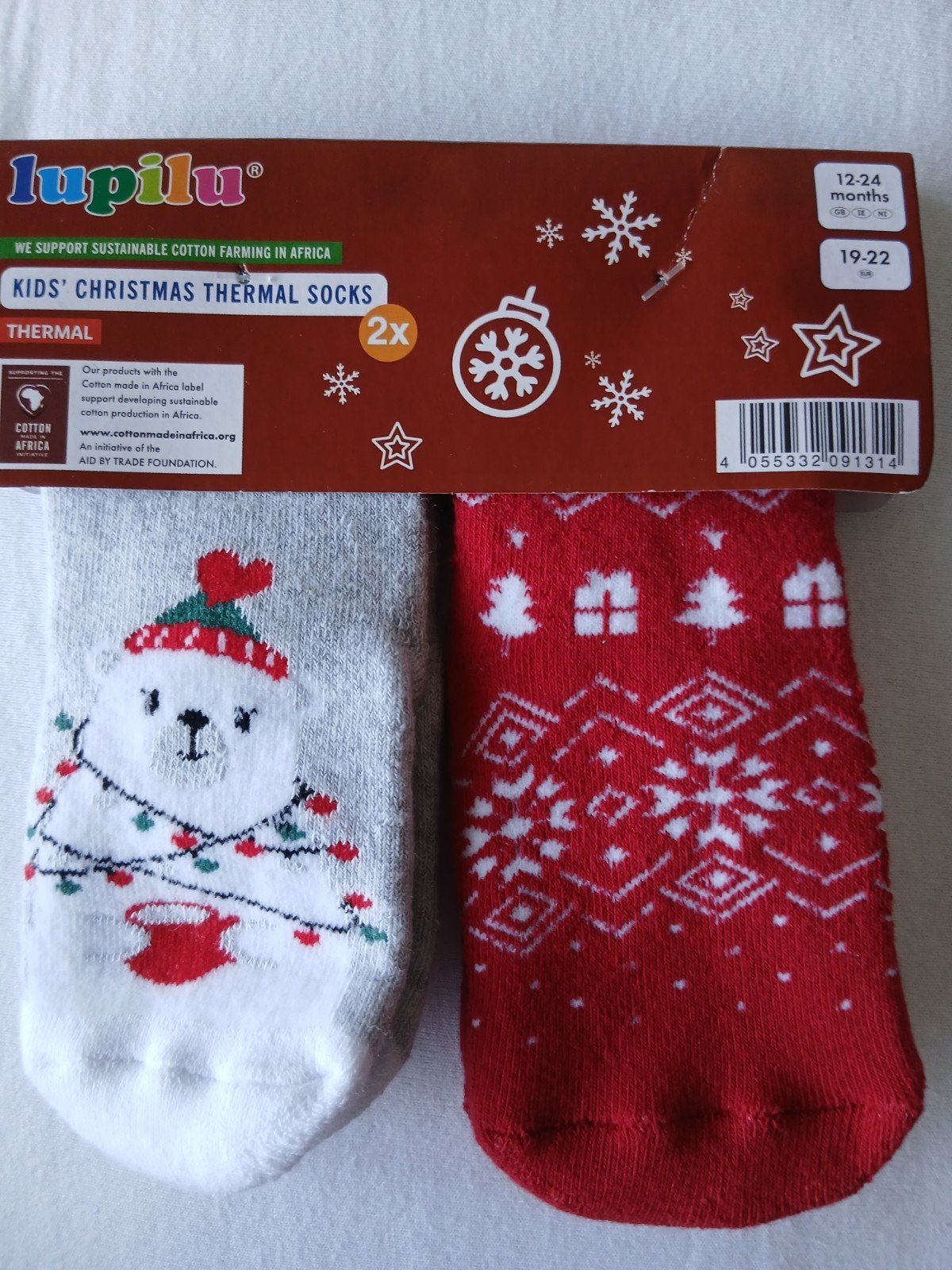 Kerst anti slip sokjes, Jongetje of Meisje, Ophalen of Verzenden, Sokjes, Lupilu