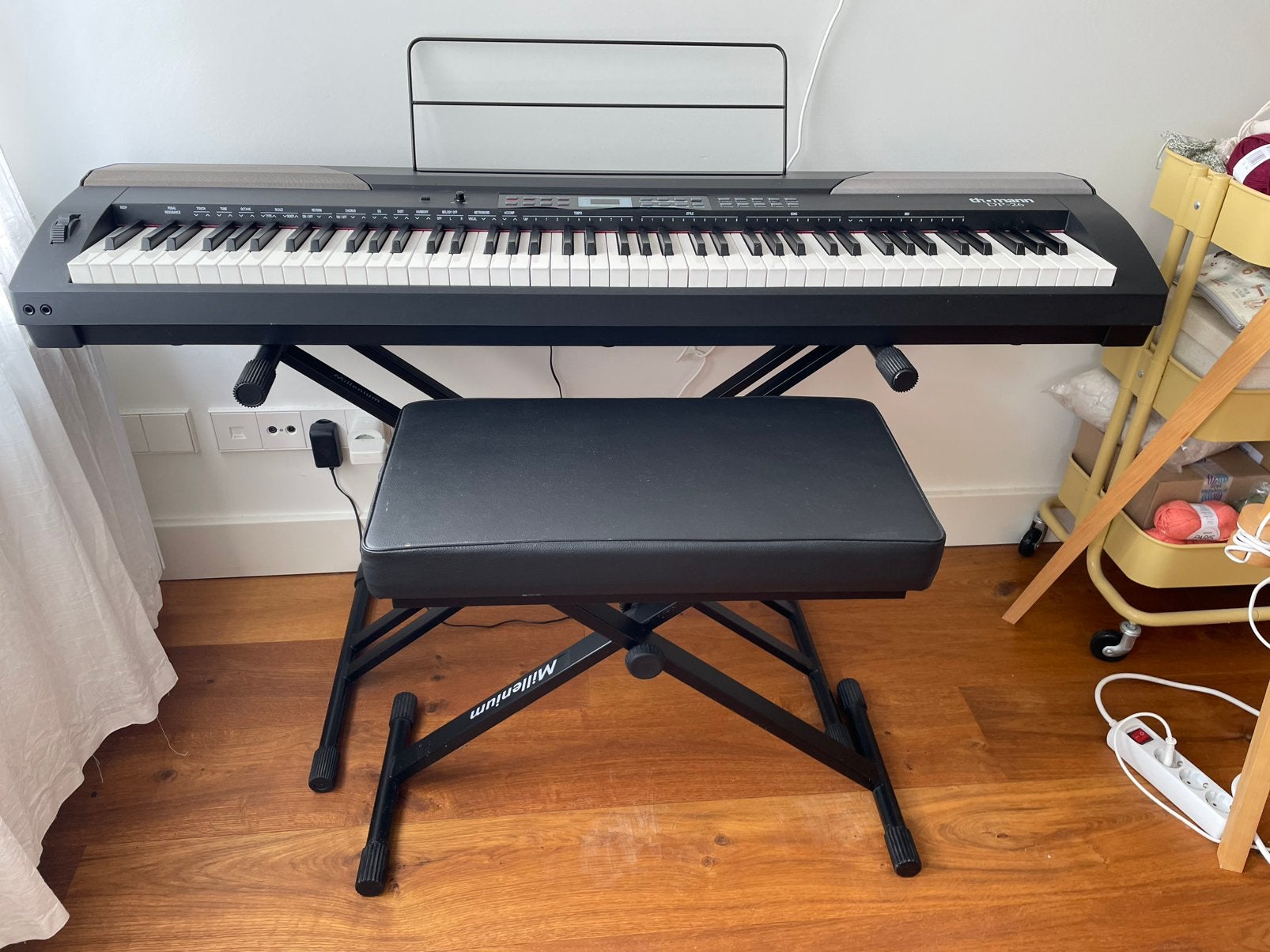 Thomann DP-26 keyboard, Ophalen, Zo goed als nieuw, Zwart