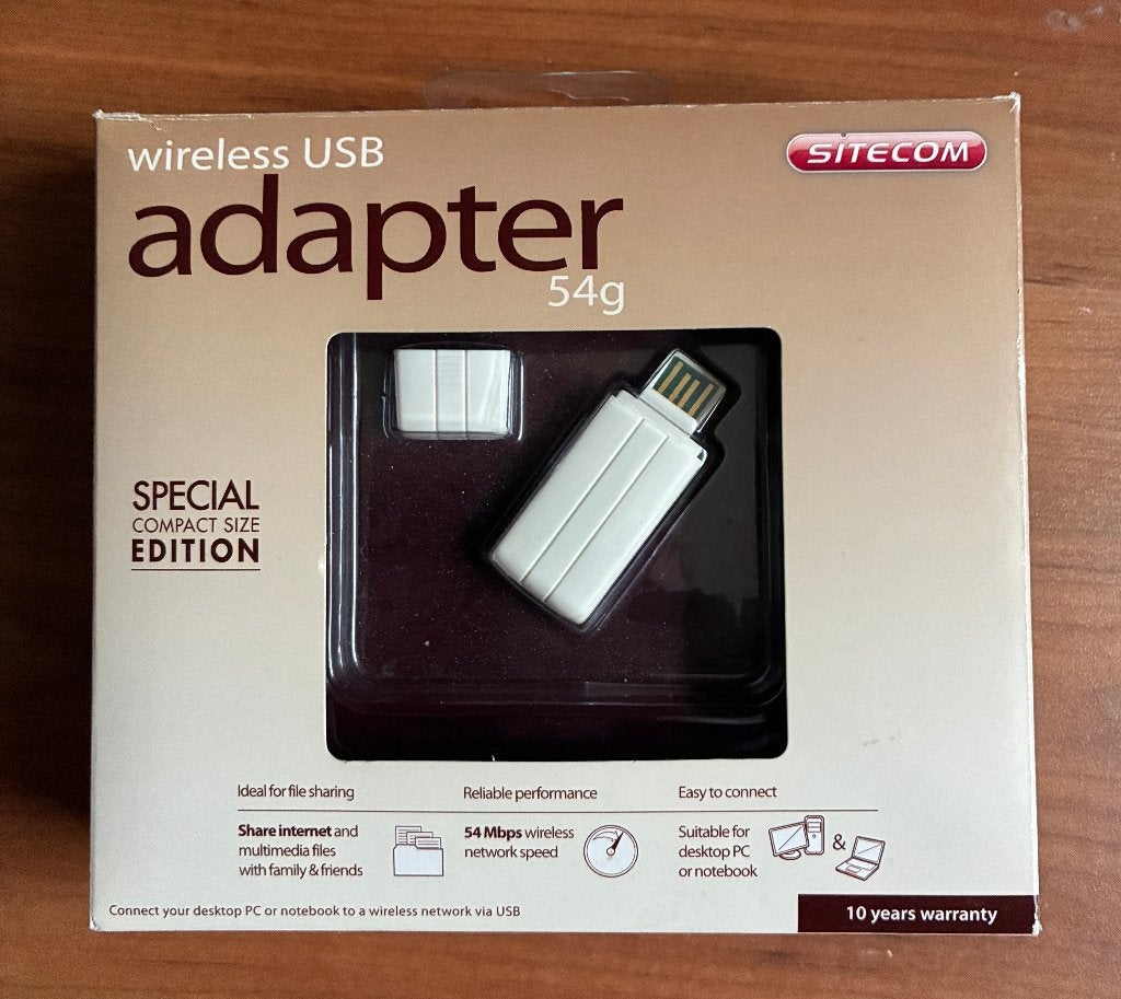 Sitecom Wireless adapter:, Ophalen of Verzenden, Zo goed als nieuw, Sitecom