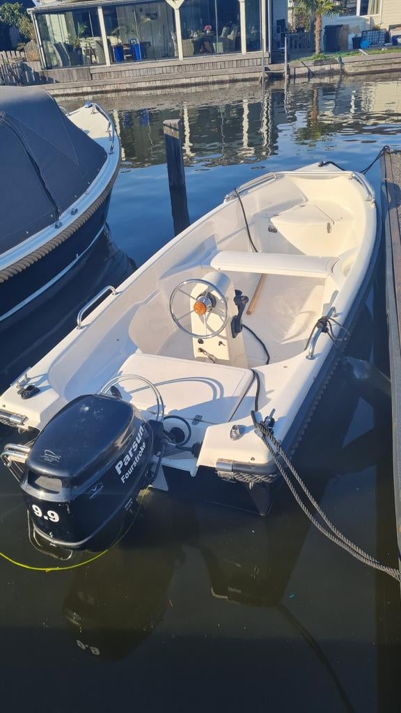 Admiral 390 sloep met buitenboordmotor, Ophalen