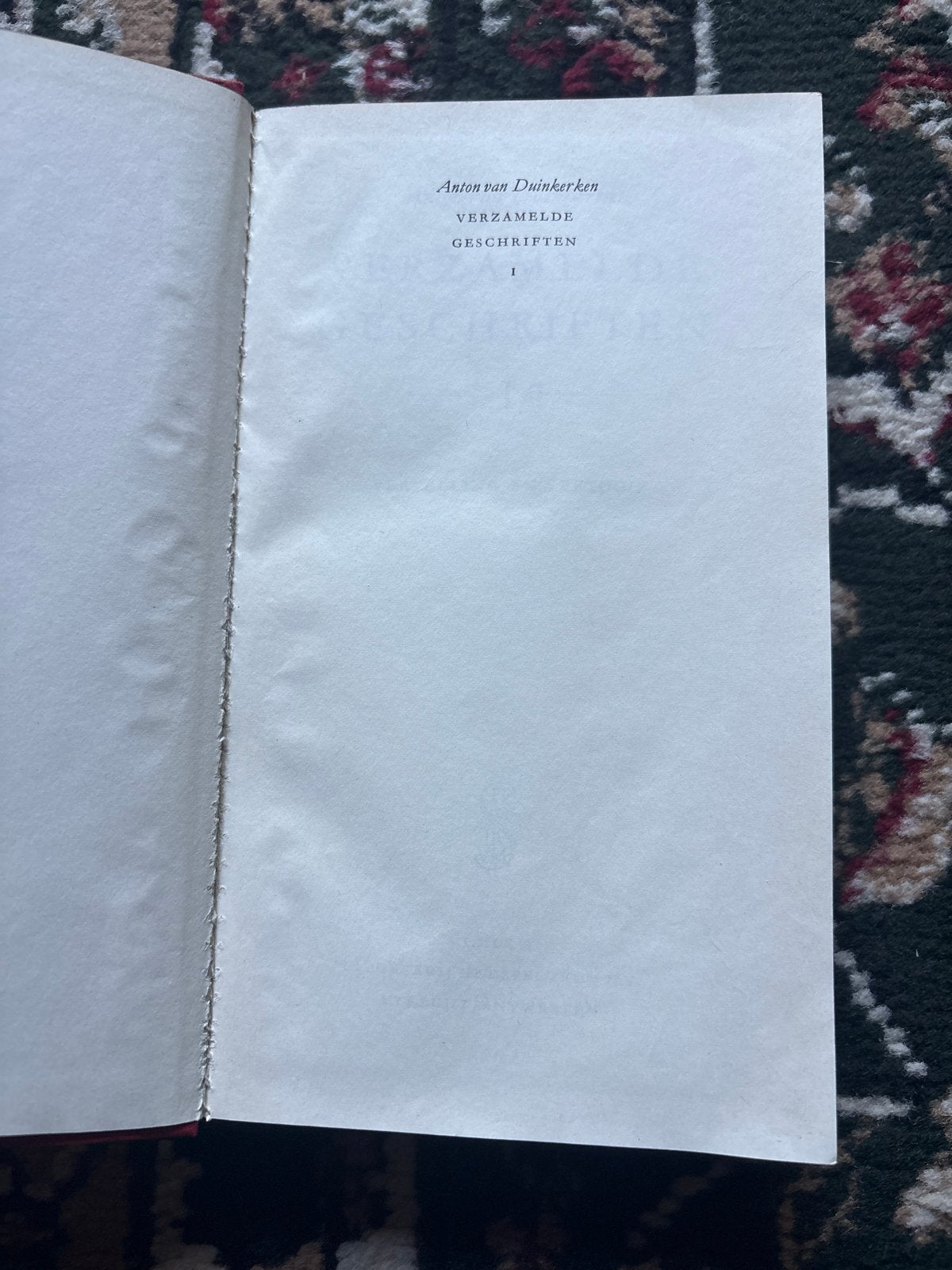 Verzamelde Geschriften 1 - Anton van Duinkerken, Ophalen of Verzenden, Gelezen, Nederland