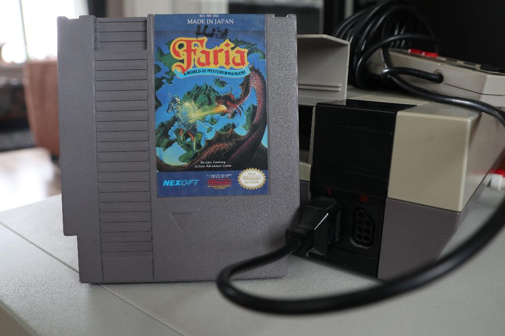 Faria (NES) (alleen cartridge), Spelcomputers en Games, Games | Nintendo NES, Gebruikt, 1 speler, Ophalen of Verzenden, Role Playing Game (Rpg)