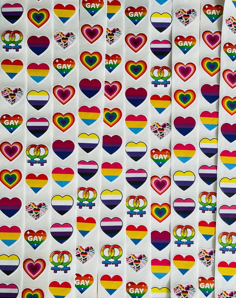 Lgbtq+ stickers, Verzenden, Nieuw, Meerdere stickers