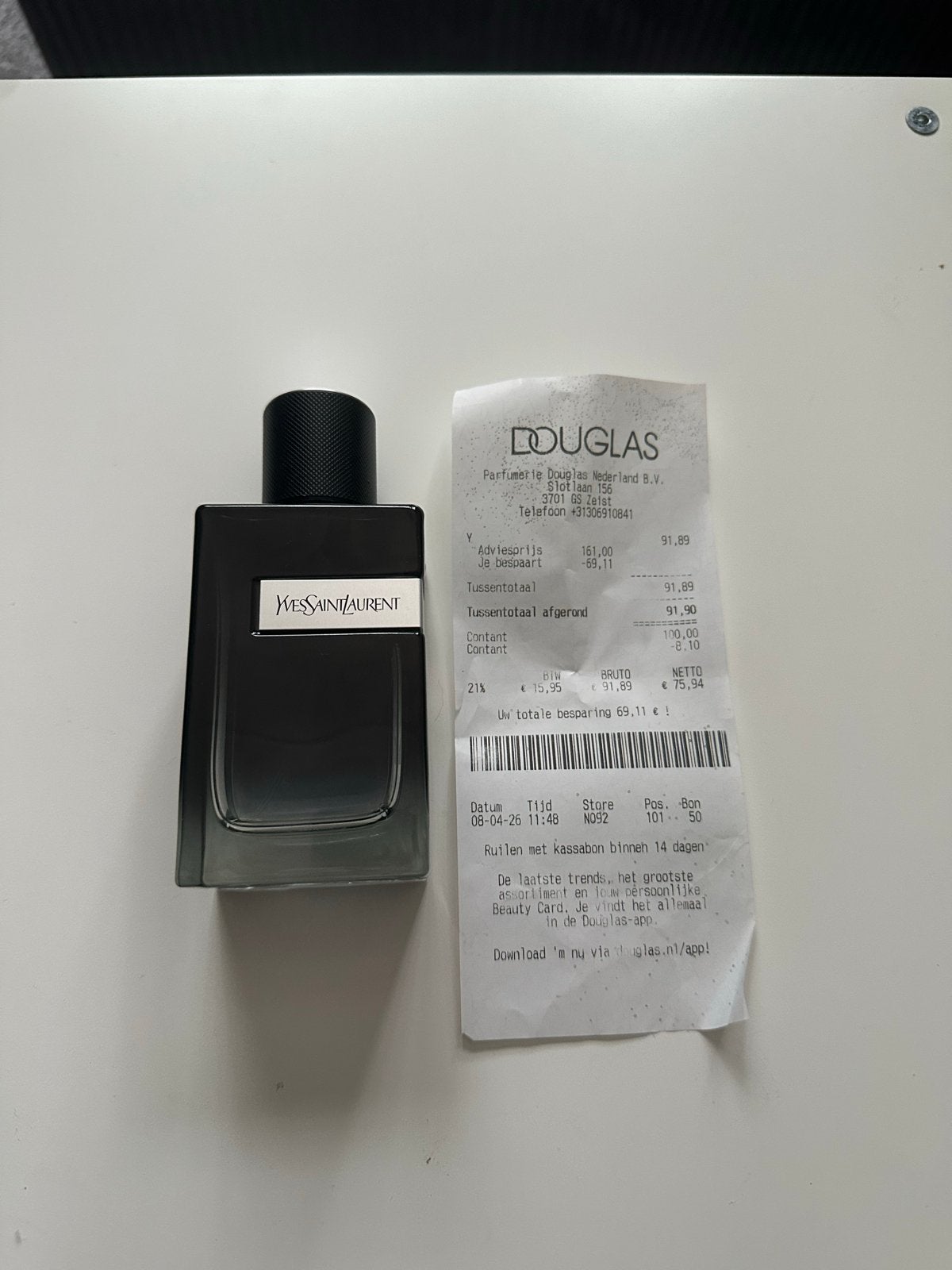 Ysl Y edp 60ml (100 ML Fles), Ophalen, Gebruikt
