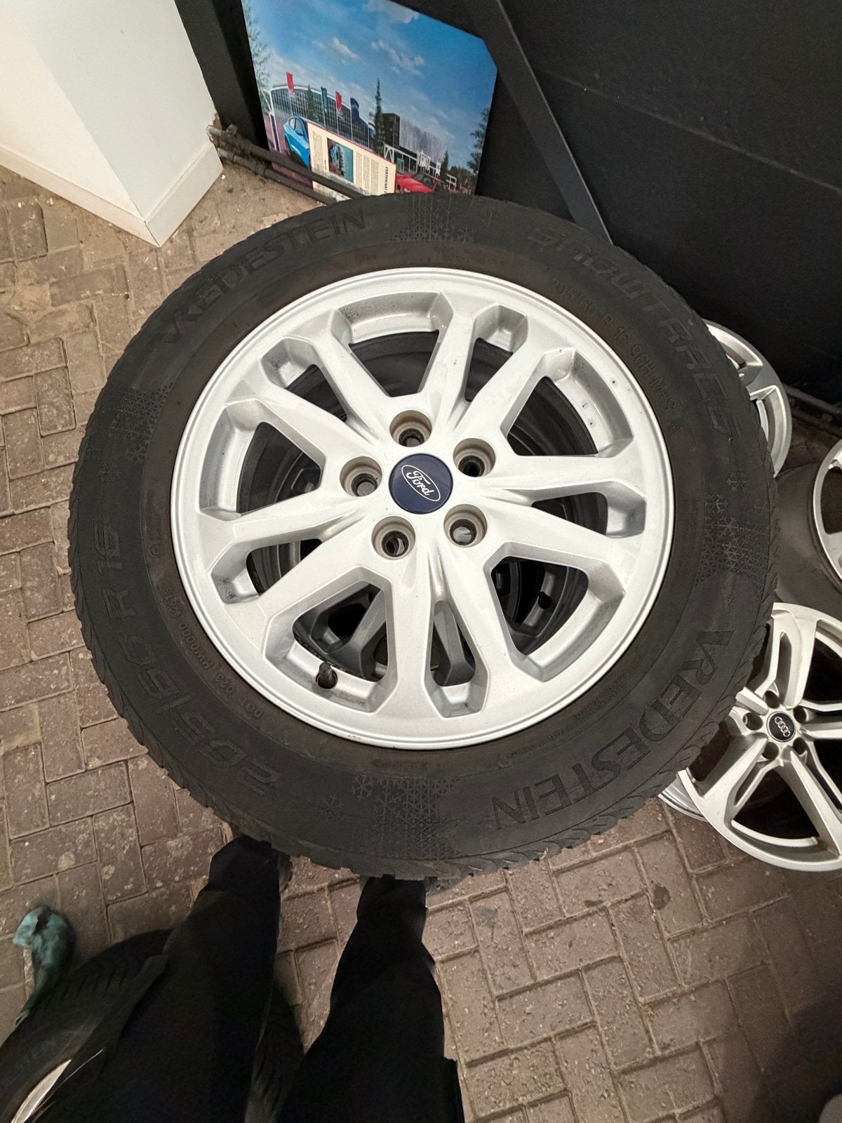 Ford 16 inch velgen met Vredestein winterbanden, Gebruikt, 16 inch, Banden en Velgen, Personenwagen