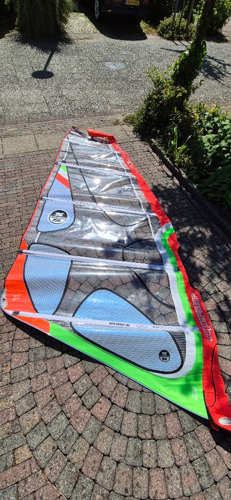 windsurf zeil north sails superstar 5.0m, Watersport en Boten, Windsurfen, Ophalen, Gebruikt, Met draagtas, 5 tot 6.5 m²