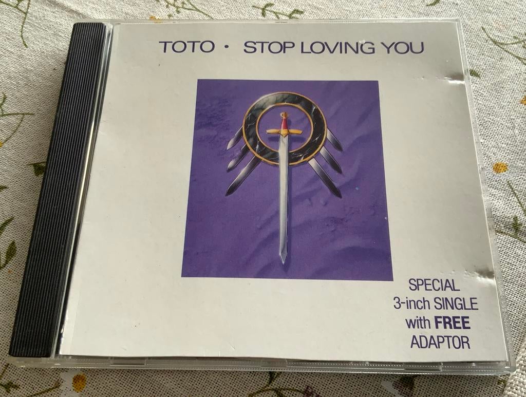 CD SINGLE TOTO STOP LOVING YOU 1988 CBS CARDBOARD SLEEVE, Cd's en Dvd's, Cd Singles, Gebruikt, Verzenden, Maxi-single, 1 single