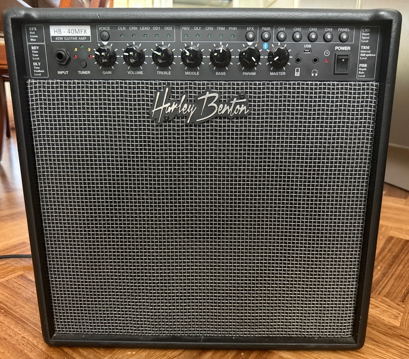 Harley Benton HB-40MFX gitaar versterker amp, Muziek en Instrumenten, Versterkers | Bas en Gitaar, Ophalen of Verzenden, Zo goed als nieuw