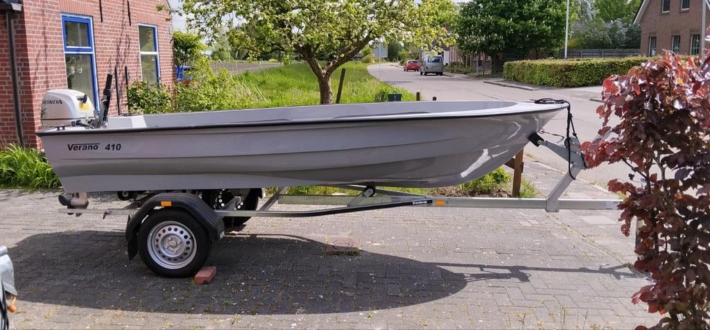 Verano sloep compleet met motor en aanhangwagen, Watersport en Boten, Boottrailers, Ophalen of Verzenden, Zo goed als nieuw, Minder dan 6 meter