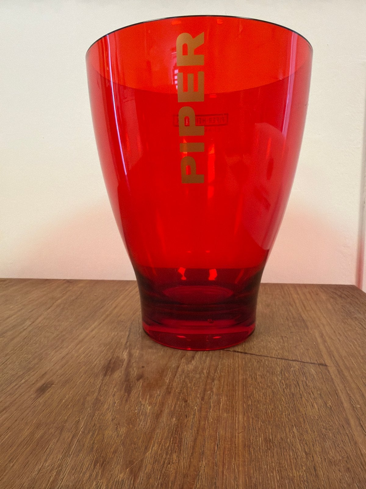 Piper-Heidsieck Champagnekoeler - Rood, Ophalen of Verzenden, Gebruikt