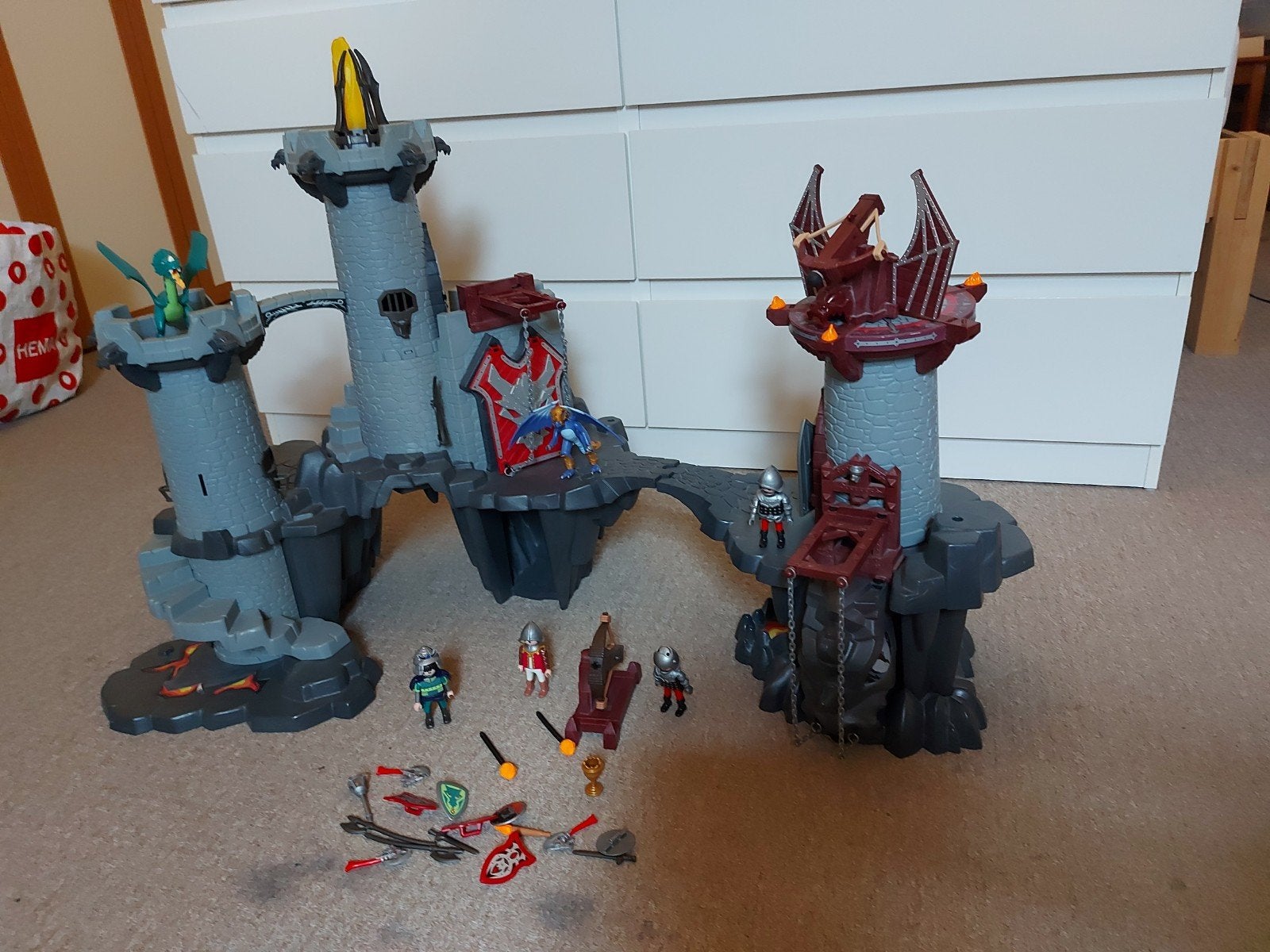 Playmobil kasteel, Ophalen, Gebruikt