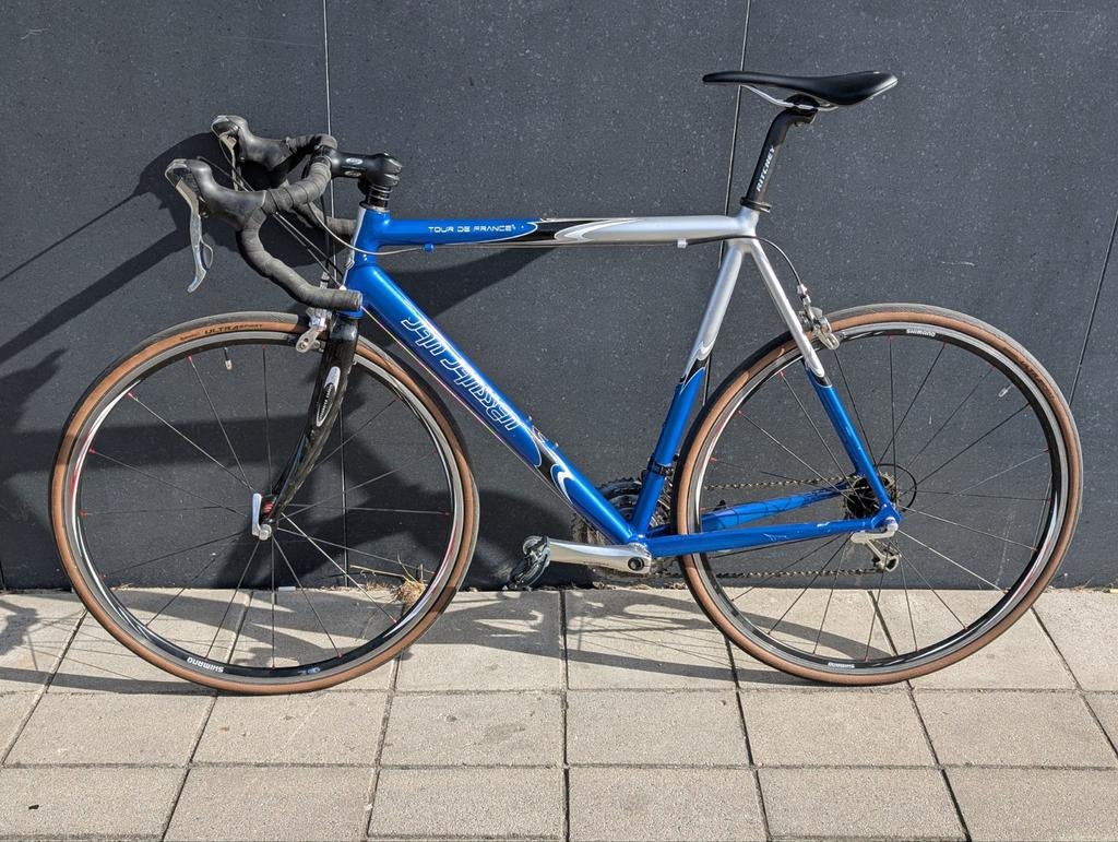 Jan Janssen Tour de France racefiets maat 59, Fietsen en Brommers, Overige merken, 28 inch, Gebruikt, Velgrem