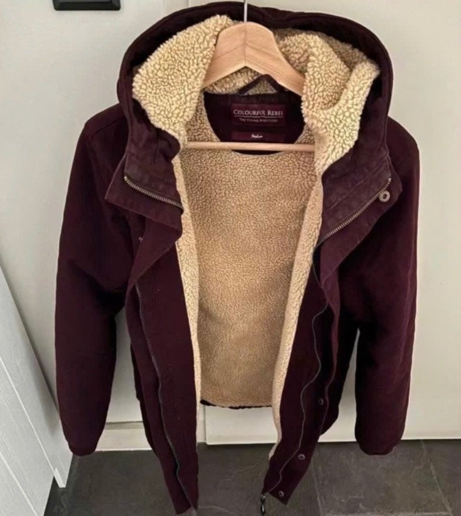 Jas Colourful Rebel - Bordeaux rood - maat M, Verzenden, Zo goed als nieuw, Maat 48/50 (M), Rood