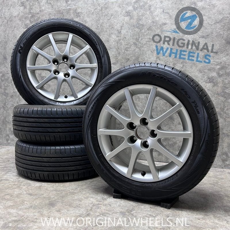 16 inch originele velgen + zomerbanden SAAB 9-5 / 9-3 490915, Auto-onderdelen, -, Banden en Velgen, Ophalen of Verzenden, -