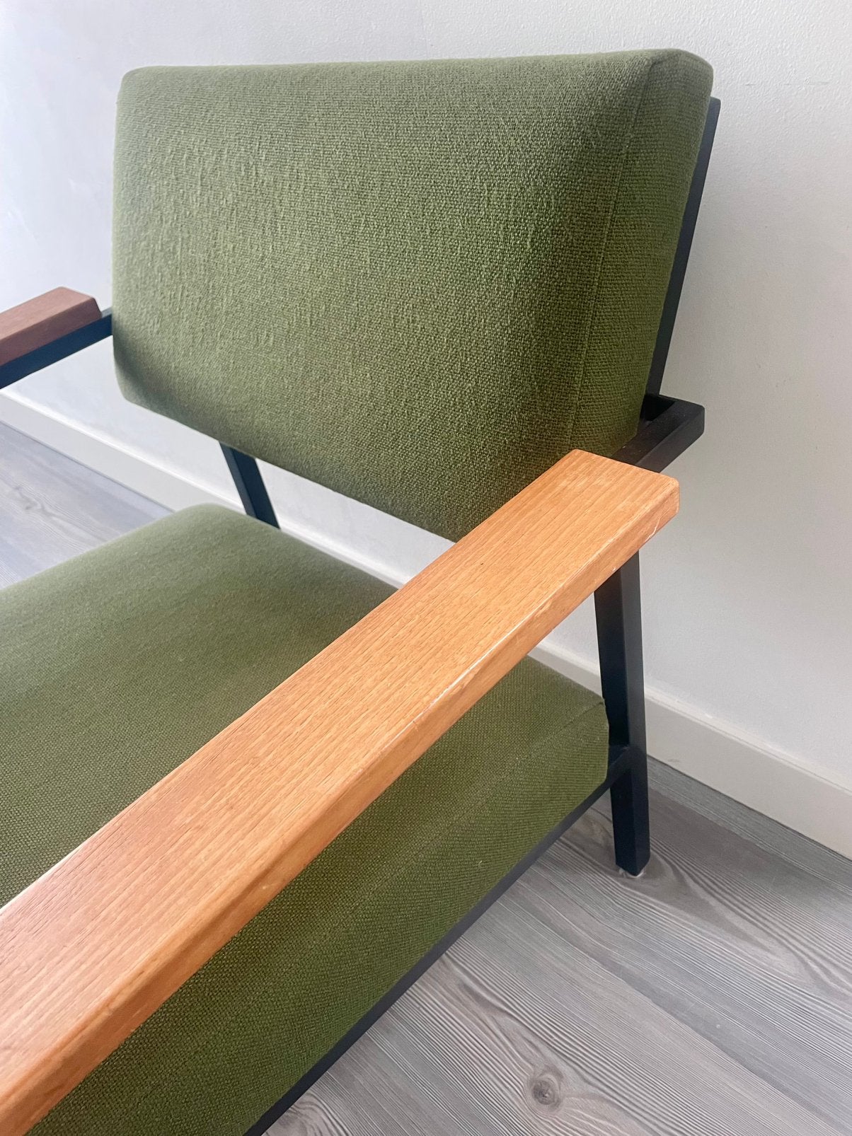 Vintage Gijs van der Sluis armstoel fauteuil, Huis en Inrichting, Ophalen, Overige kleuren, Zo goed als nieuw, Eén