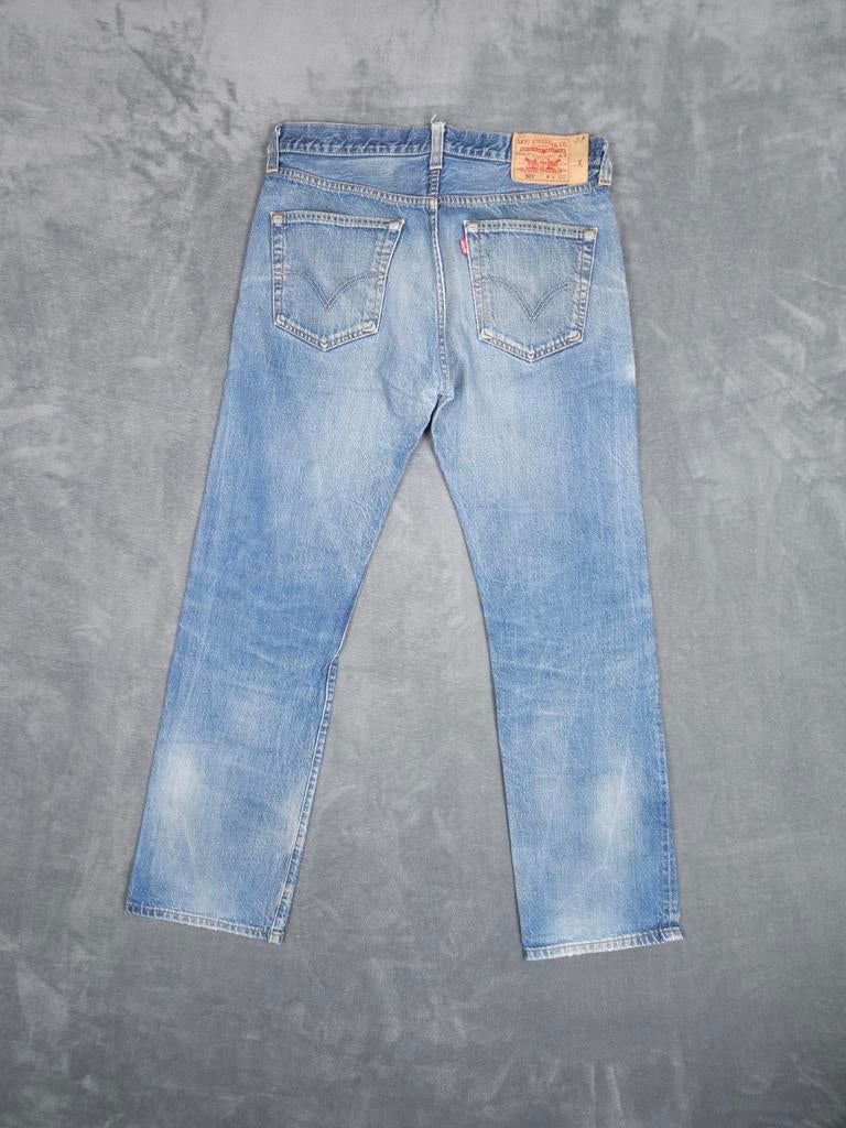 Levis Broek 501 W34 L32 Straight Fit Blauw Jeans., Blauw, ., Ophalen of Verzenden, .