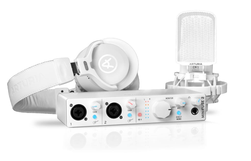 Arturia MiniFuse Recording Pack (wit), Computers en Software, Extern, ., Nieuw, Ophalen of Verzenden