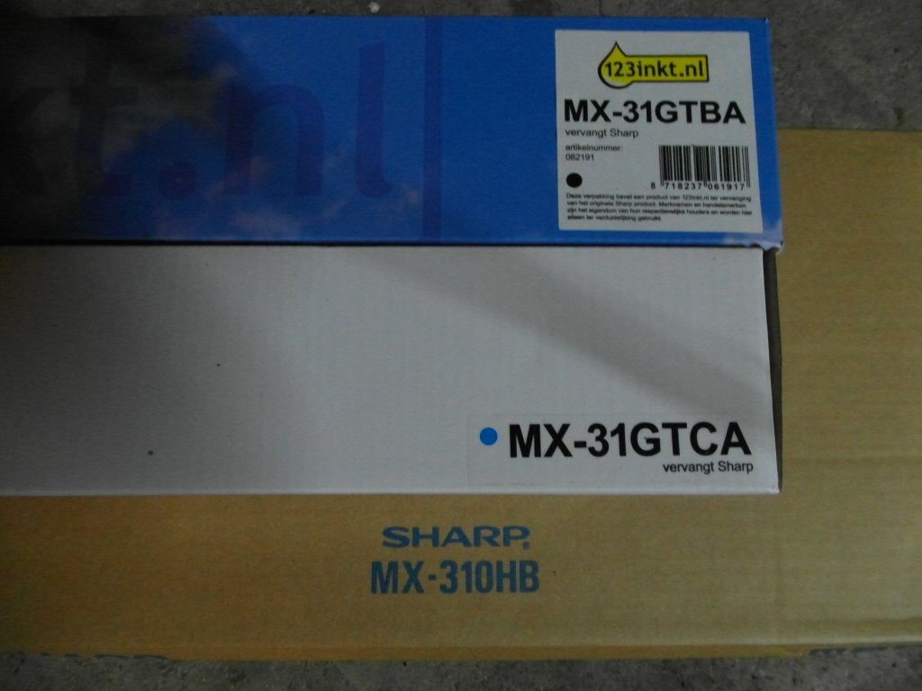 Sharp toners + toner opvangbak (3X NIEUW !), Ophalen of Verzenden, Nieuw, Toner, 123inkt.nl