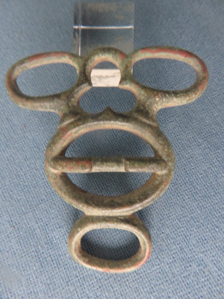 Musketier - bandelier klip in brons - ca. 1700 - bodemvondst, Ophalen of Verzenden