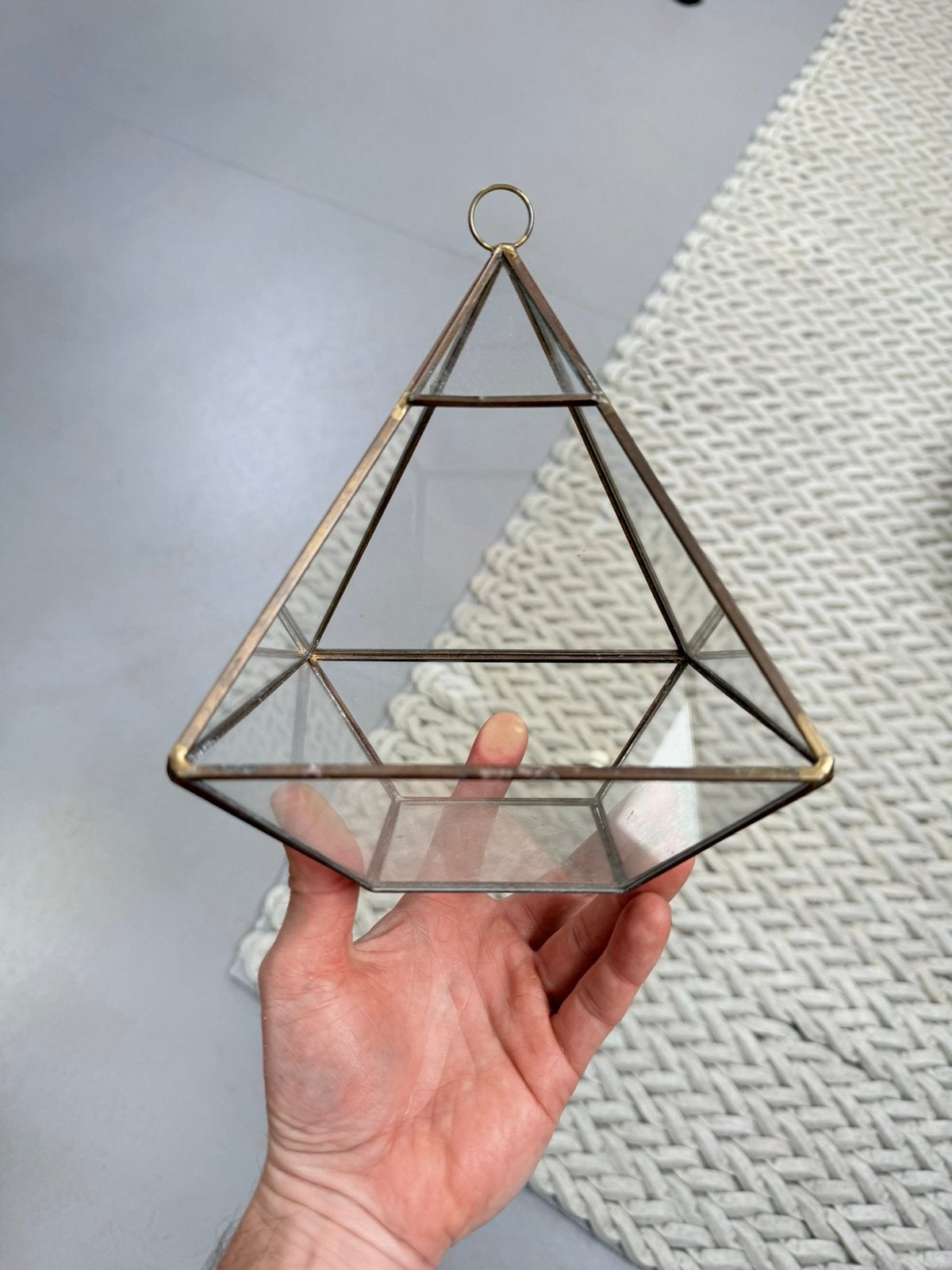 Glazen stolp / terrarium, Ophalen of Verzenden, Zo goed als nieuw