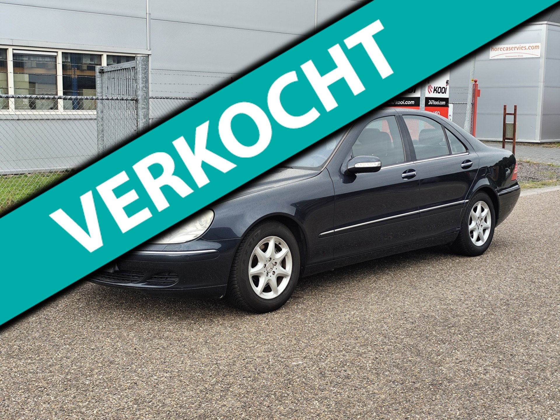 Mercedes-Benz S-klasse S500 V8, Automaat, Achterwielaandrijving, Gebruikt, Blauw