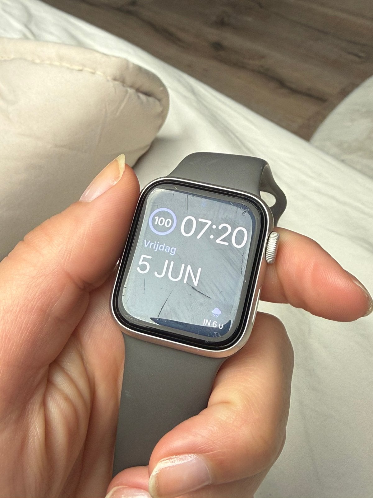 Apple Watch SE 40mm, Ophalen of Verzenden, Gebruikt, Zwart, IOS