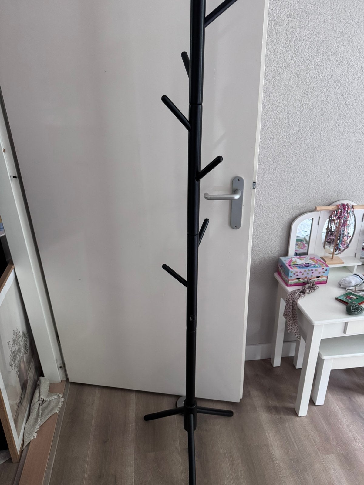 Kapstok zwart, Huis en Inrichting, Ophalen, Zo goed als nieuw, Staande kapstok, 150 tot 200 cm
