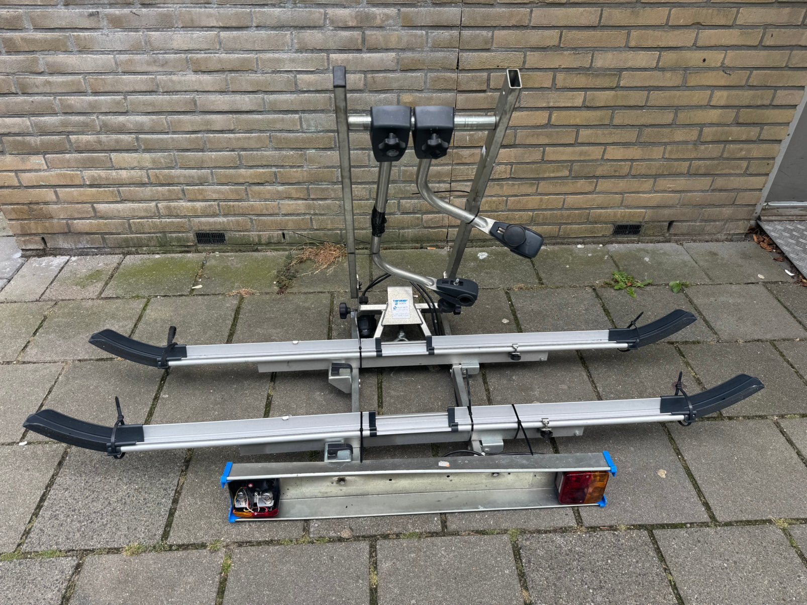 Twinny fietsendrager, Ophalen, Gebruikt, 2 fietsen, Trekhaakdrager