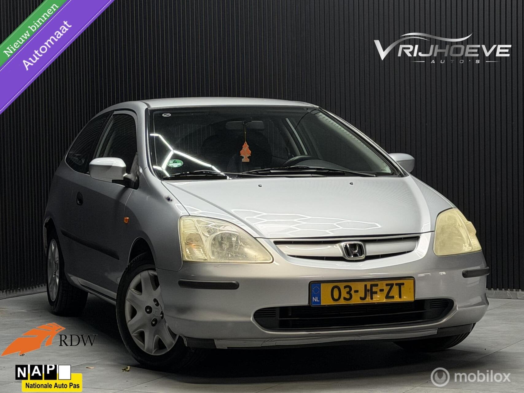 Honda Civic 1.4i LS|APK|NAP|AIRCO|ELEKRAMEN, Auto's, Gebruikt, 4 cilinders, 1396 cc, 49 €/maand