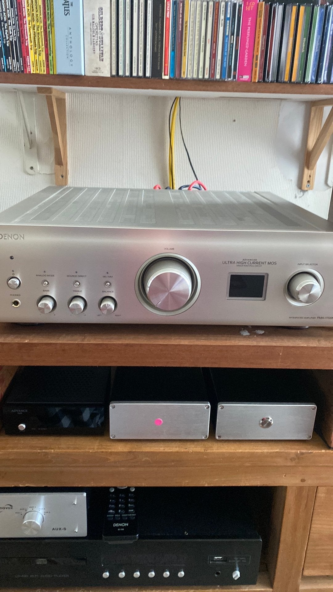 Denon pma 1700 ne, Ophalen of Verzenden, Zo goed als nieuw, 120 watt of meer, Denon