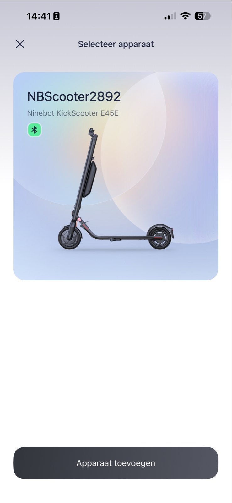 Ninebot KickScooter E45E Elek. step ZGAN incl. extra accu!!!, Ophalen, Zo goed als nieuw, Elektrische step (E-scooter)