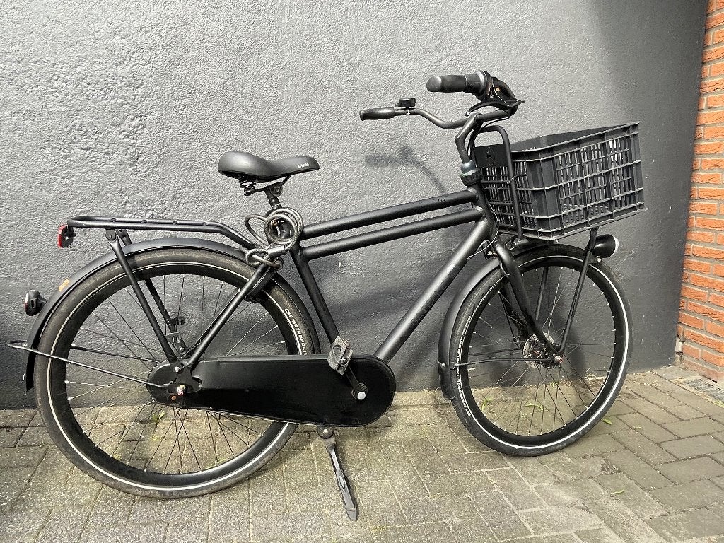Gazelle puur NL 2024 mat zwart (transportfiets) framemaat 54, Fietsen en Brommers, 53 tot 57 cm, Ophalen, Gebruikt, Gazelle