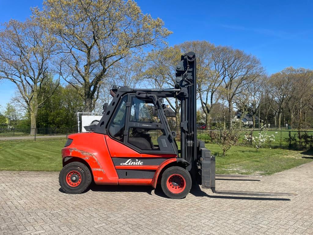 Linde H80/900 heftruck, Ophalen