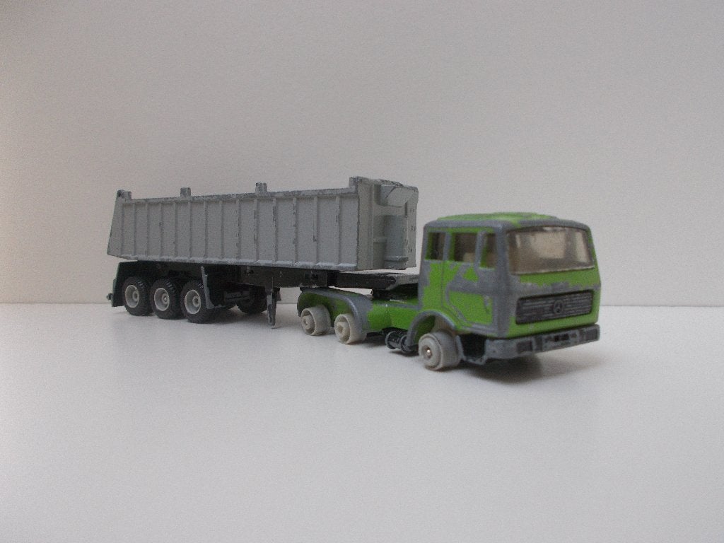 6410 Mercedes-Benz Truck + Kipper Efsi 1:87, Ophalen of Verzenden, Gebruikt, Bus of Vrachtwagen, Efsi