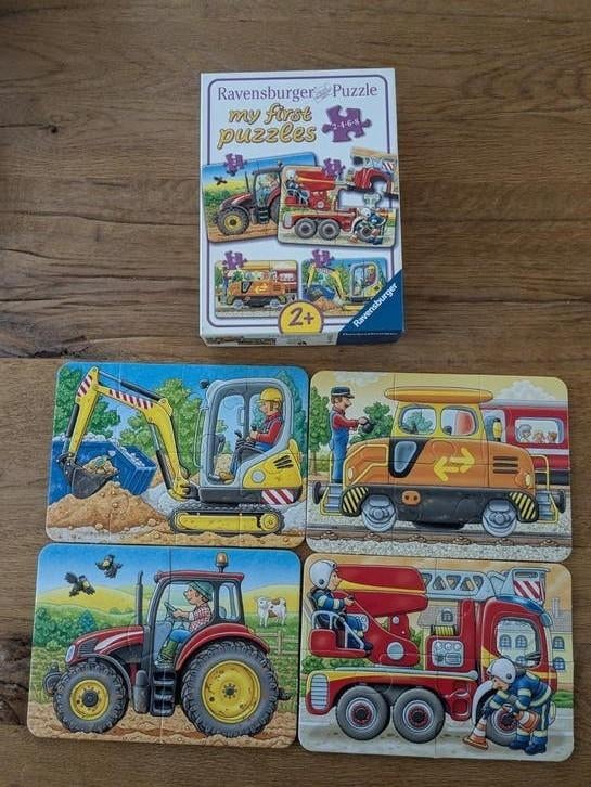 NIEUW - 2x Ravensburger kinderpuzzel, my first puzzles, Ophalen of Verzenden, Minder dan 10 stukjes, Nieuw, 2 tot 4 jaar