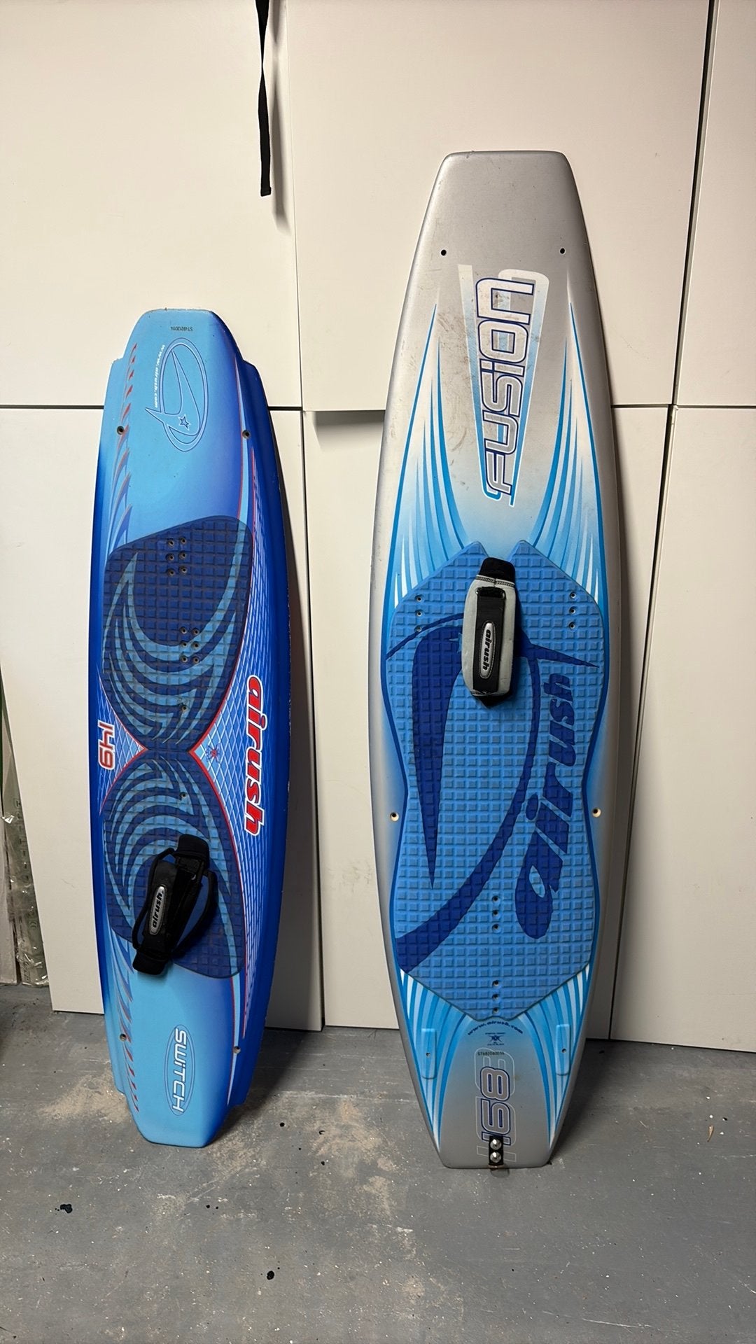 Kiteboards, Ophalen, Gebruikt
