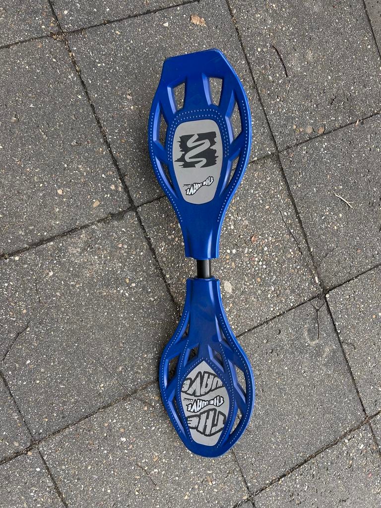 The Wave waveboard blauw, Sport en Fitness, Skateboarden, Ophalen, Gebruikt, Waveboard