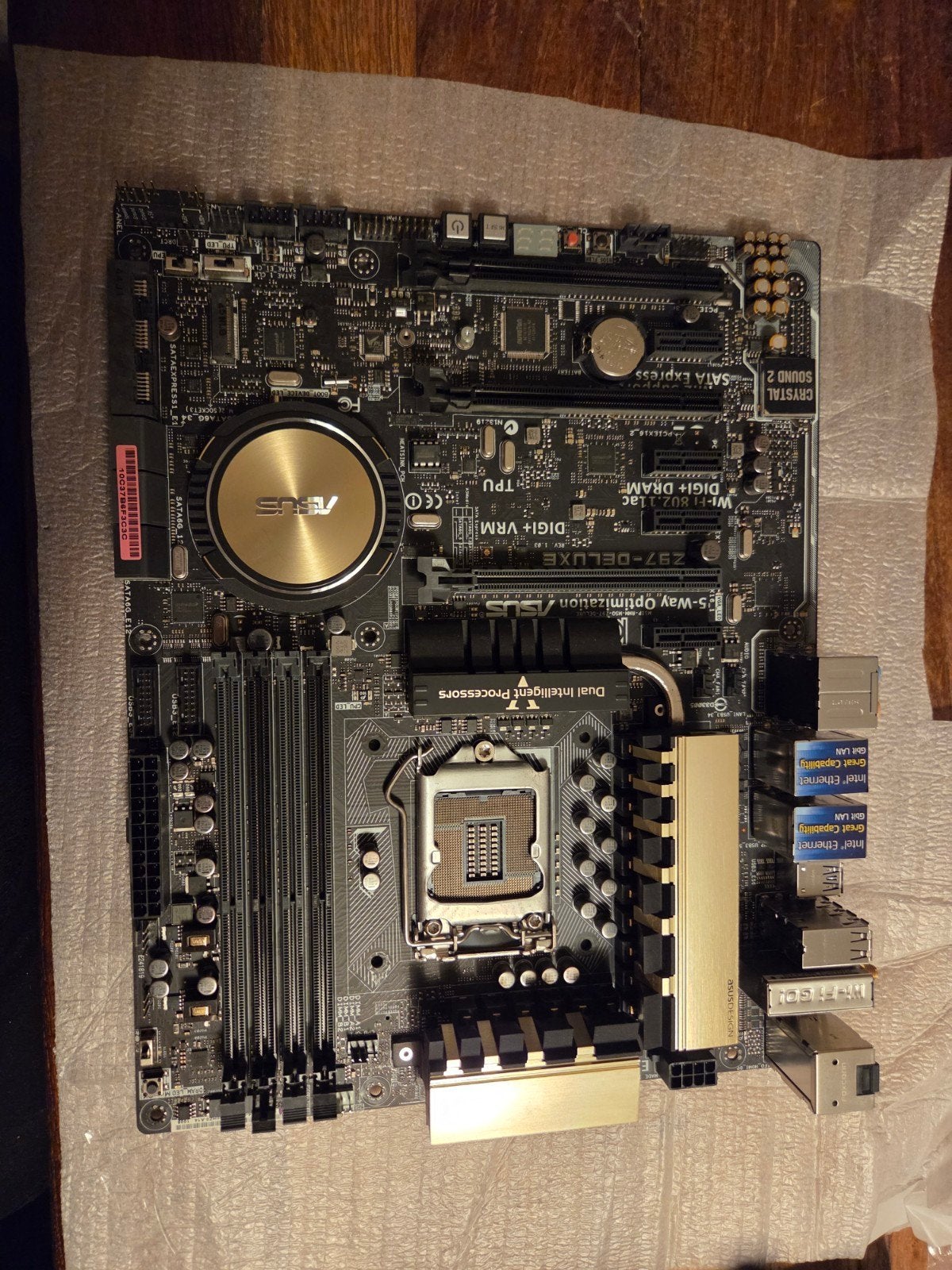 ASUS Z97-DELUXE Moederbord, DDR3, Ophalen of Verzenden, LGA 1150, ATX