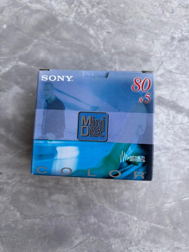 Sony MiniDisc 80 min – 5 stuks (Color serie), Ophalen of Verzenden, Minidisc-recorder